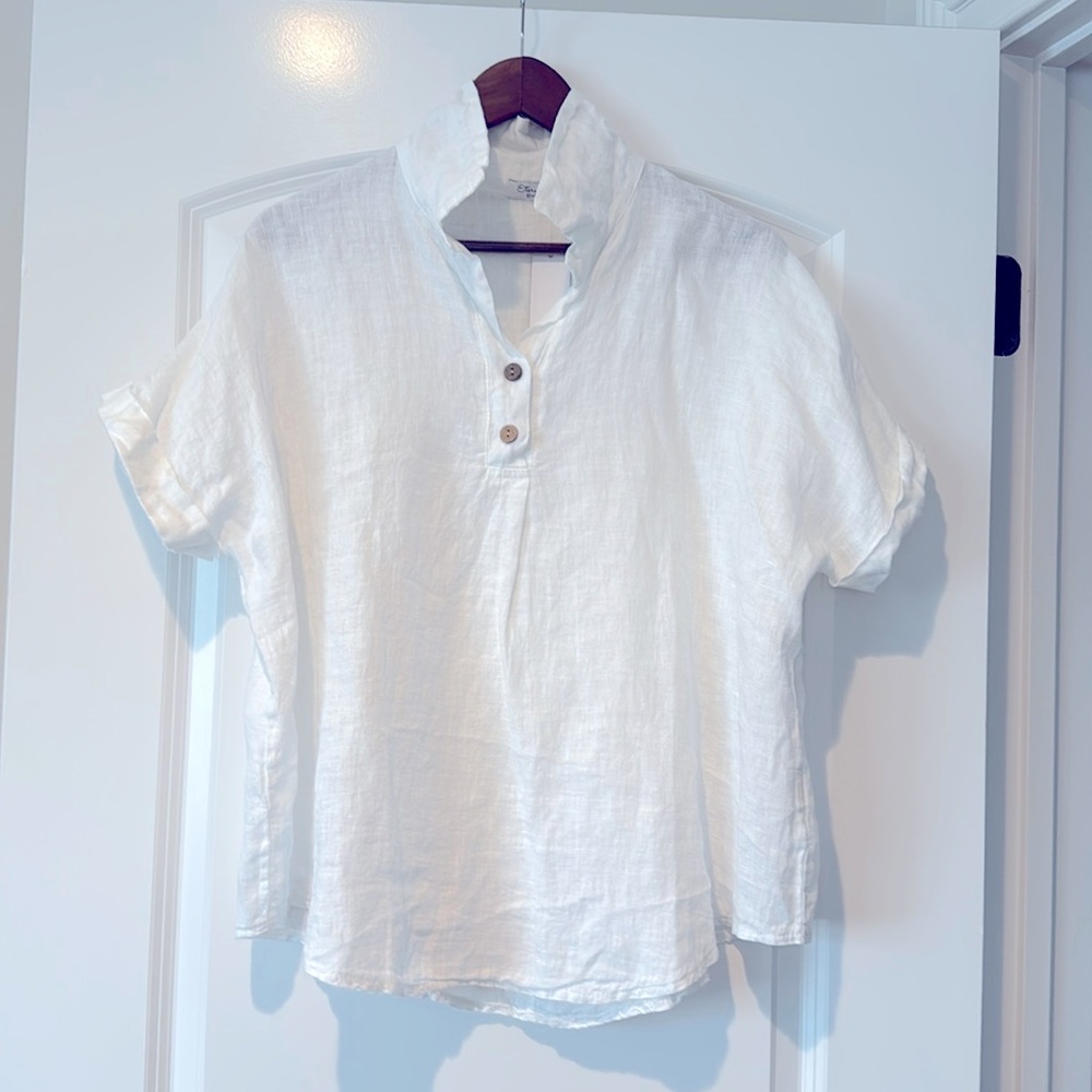 NWT Eternelle 100% Linen Made in Italy shirt